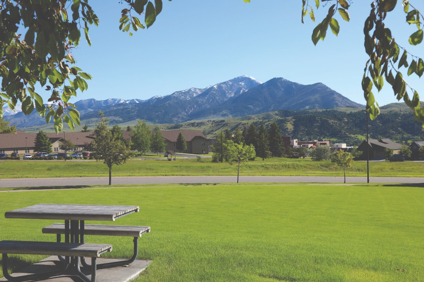 a picnic table with a picnic table and a picnic table