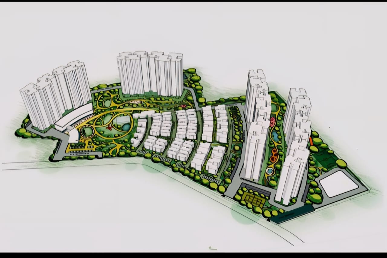 #bharitya-garden-estate 3d View