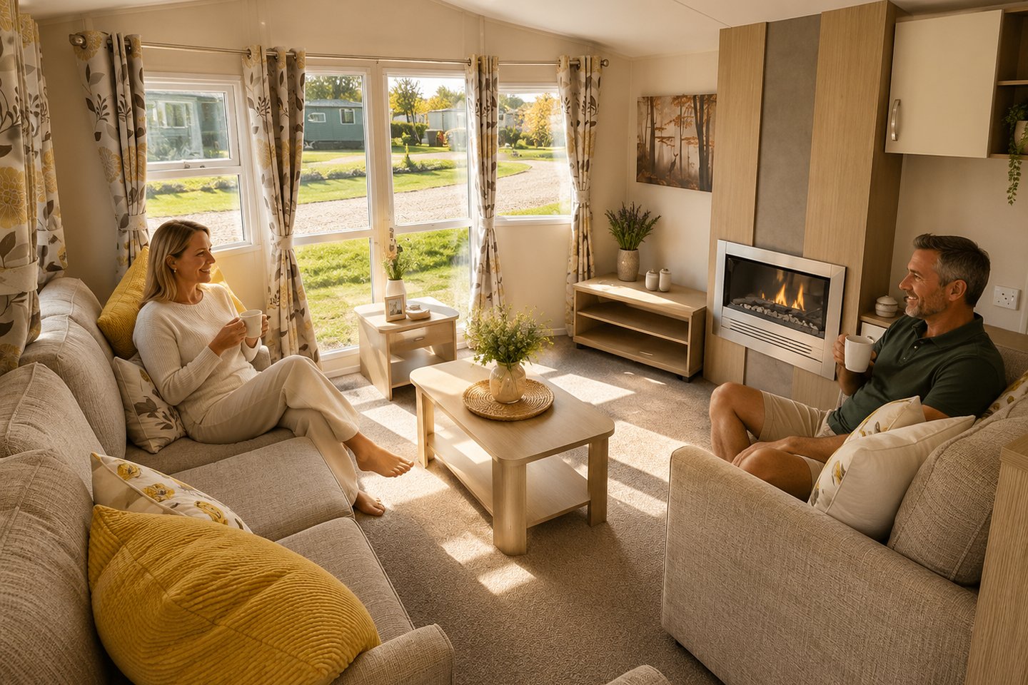 static caravan for sale weardale, linburn beck, hamsterley