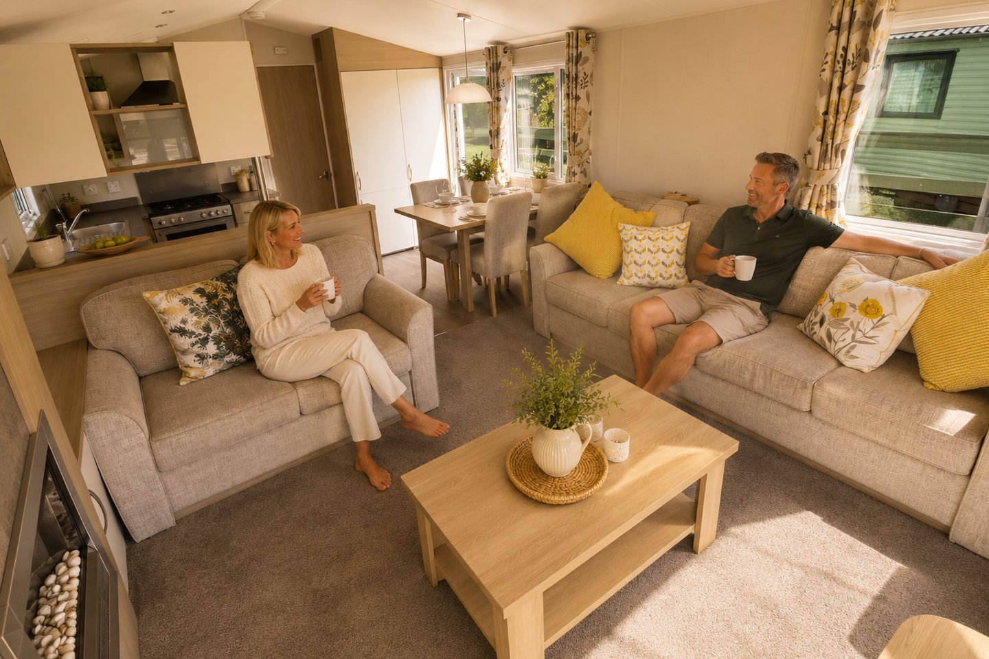 static caravan for sale weardale, linburn beck, hamsterley