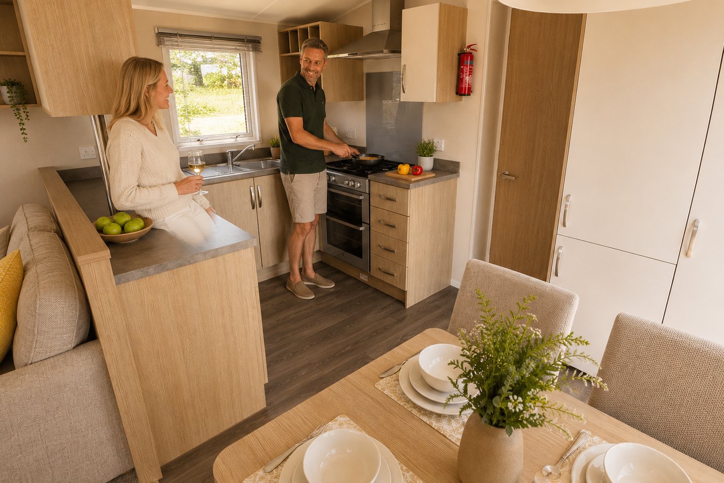 static caravan for sale weardale, linburn beck, hamsterley
