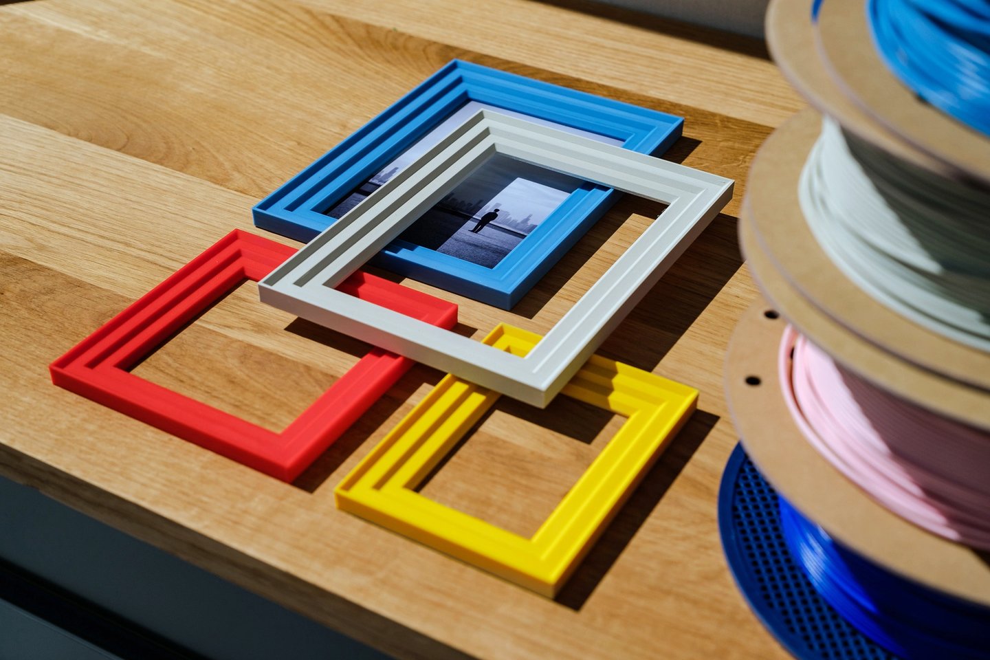 KOIJOY 3D printable frames in multiple sizes showing flexible design system
