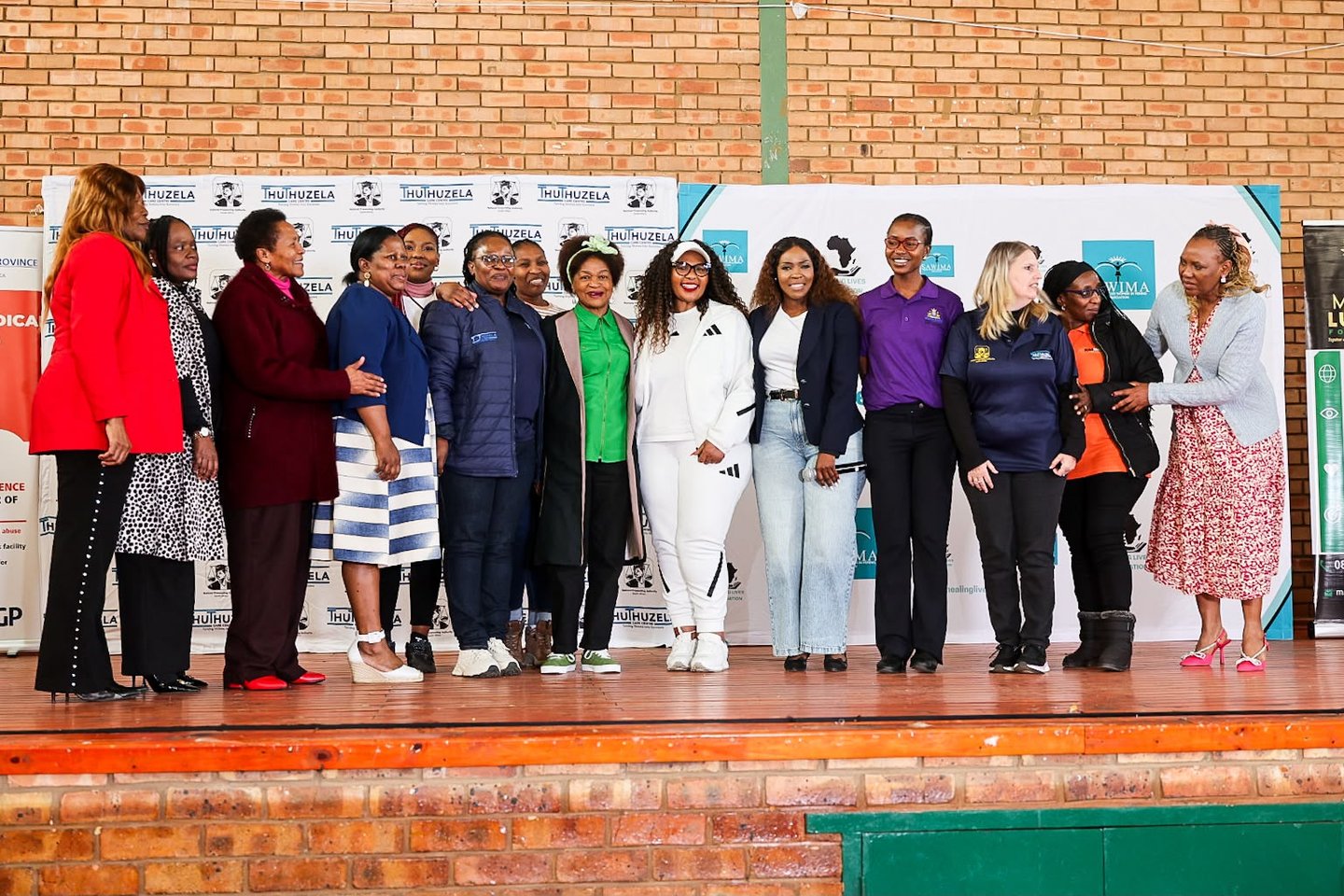 Hon. Baleka Mbete and Hon. MEC Nkomo-Ralehoko with the Healing Lives team