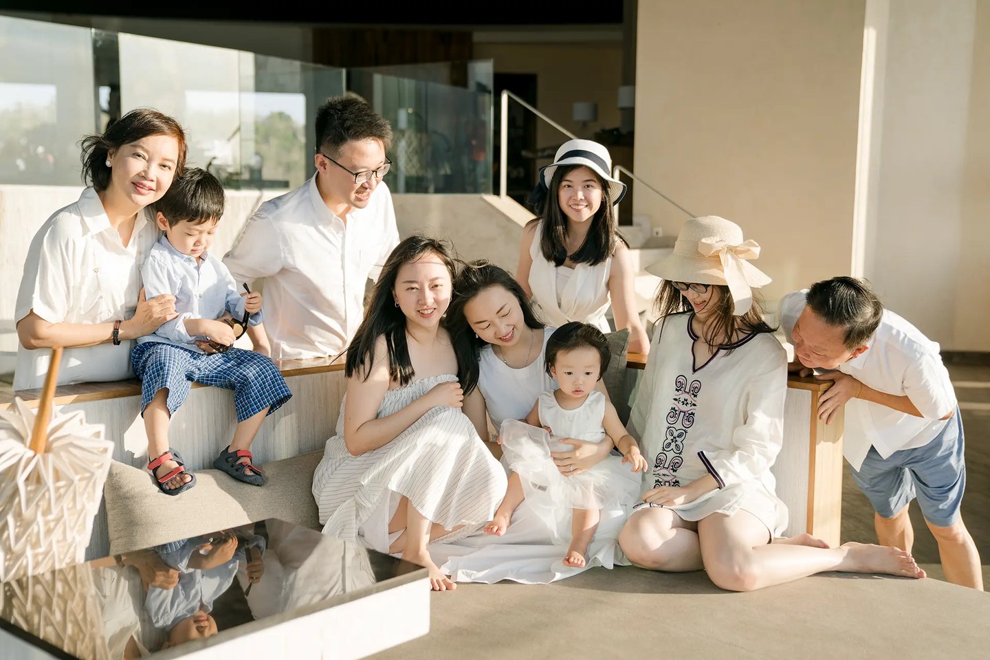 Stefy family gathering naturally at Renaissance Uluwatu Bali