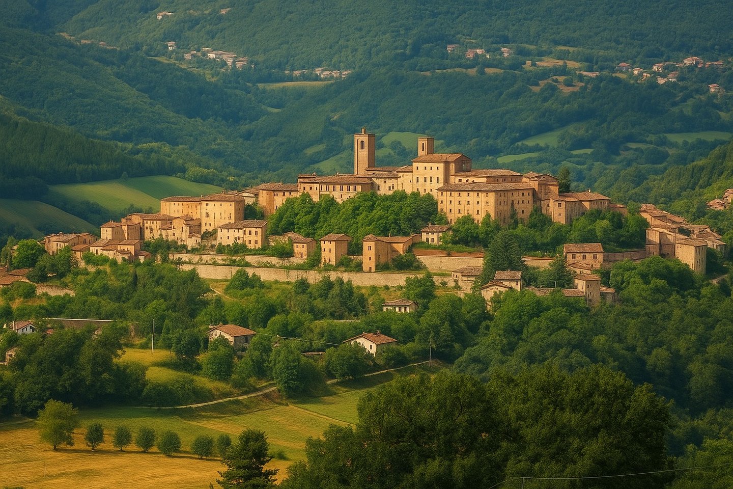 Sarnano montagna natura borghi antichi Marche