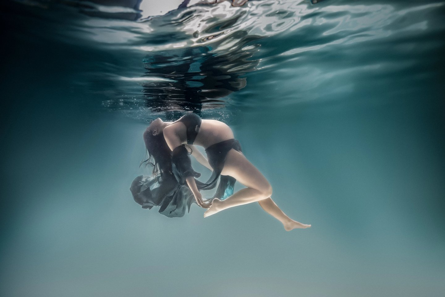 Shooting aquatique maternité