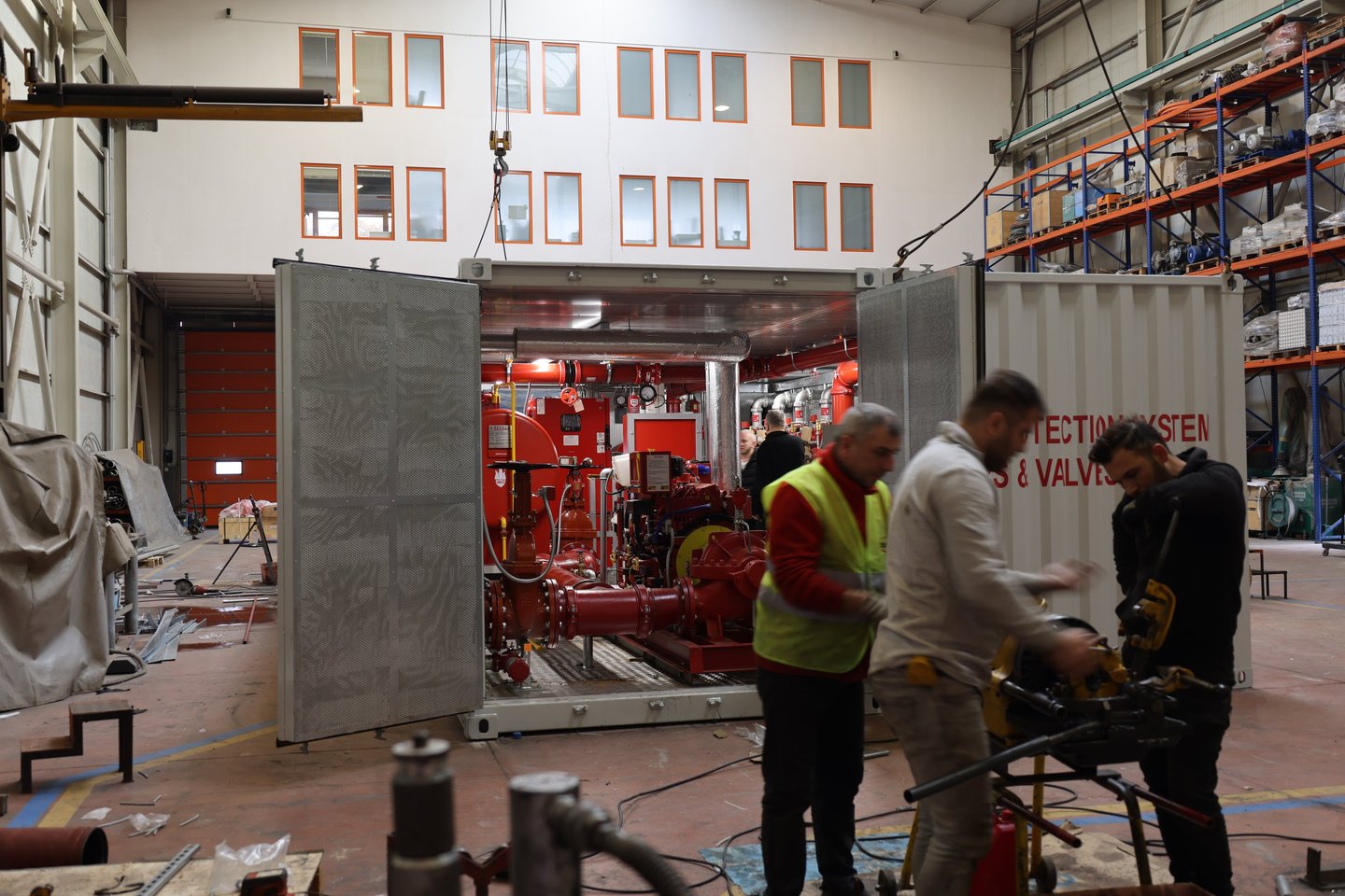 Yangın Pompa Konteyner istasyonu