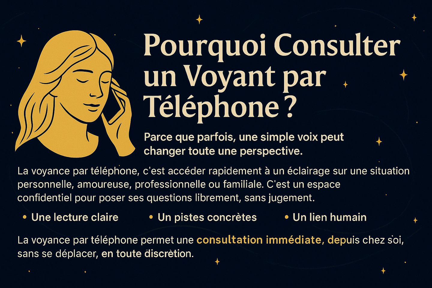 Pourquoi consulter une voyante par téléphone