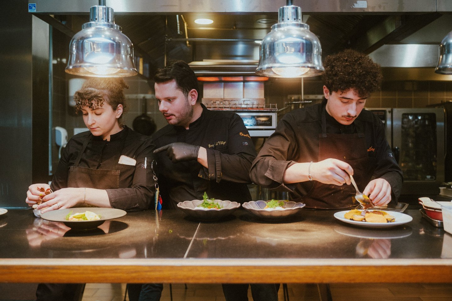 Equipe du restaurant Martin Paris