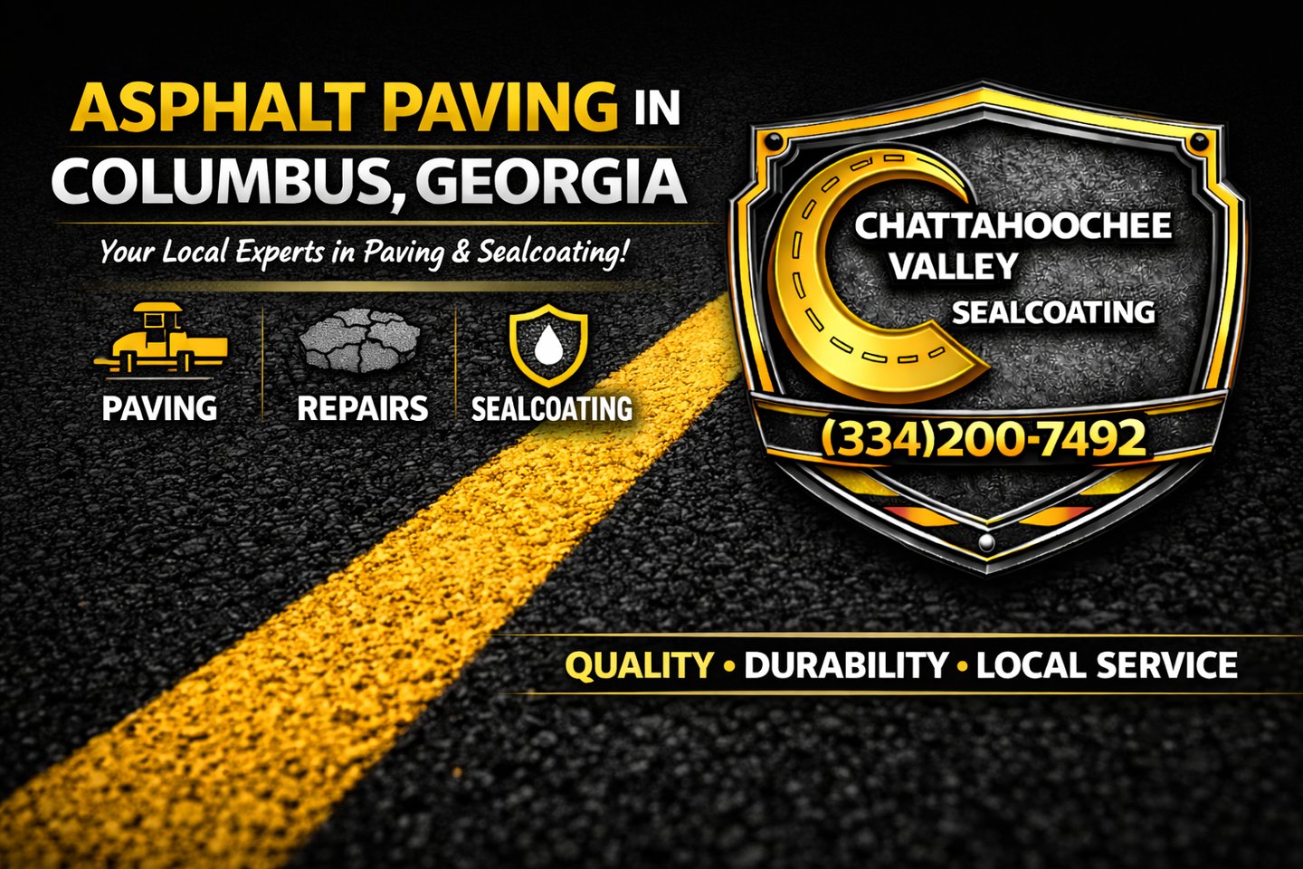 Paving in Columbus, Georgia - Chattahoochee Valley Sealcoating