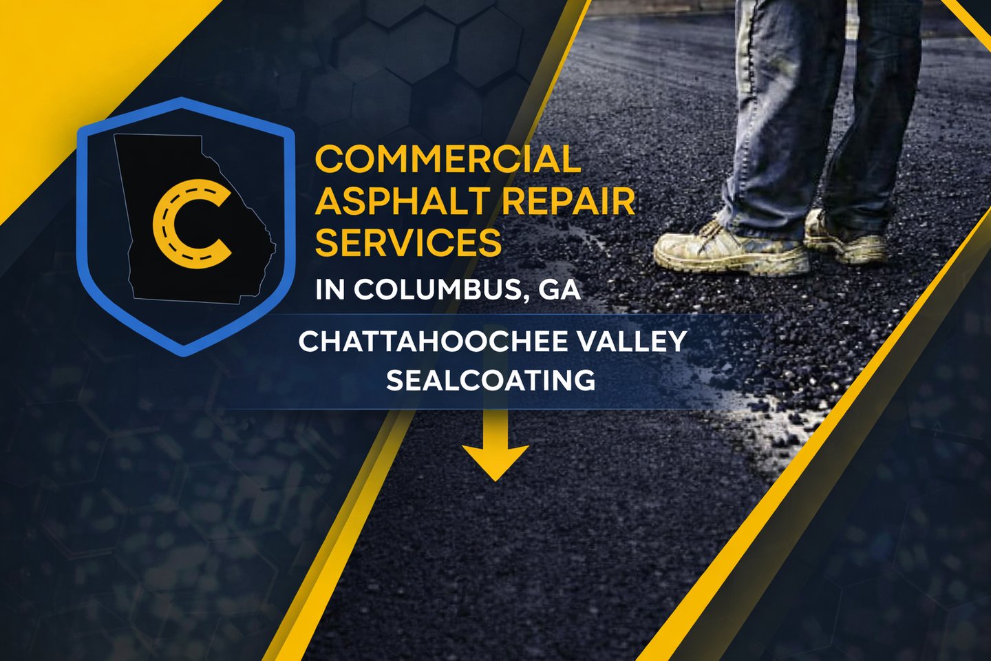 Commercial Asphalt Repair Services in Columbus, GA | Chattahoochee Valley Sealcoating in Columbus, Georgia