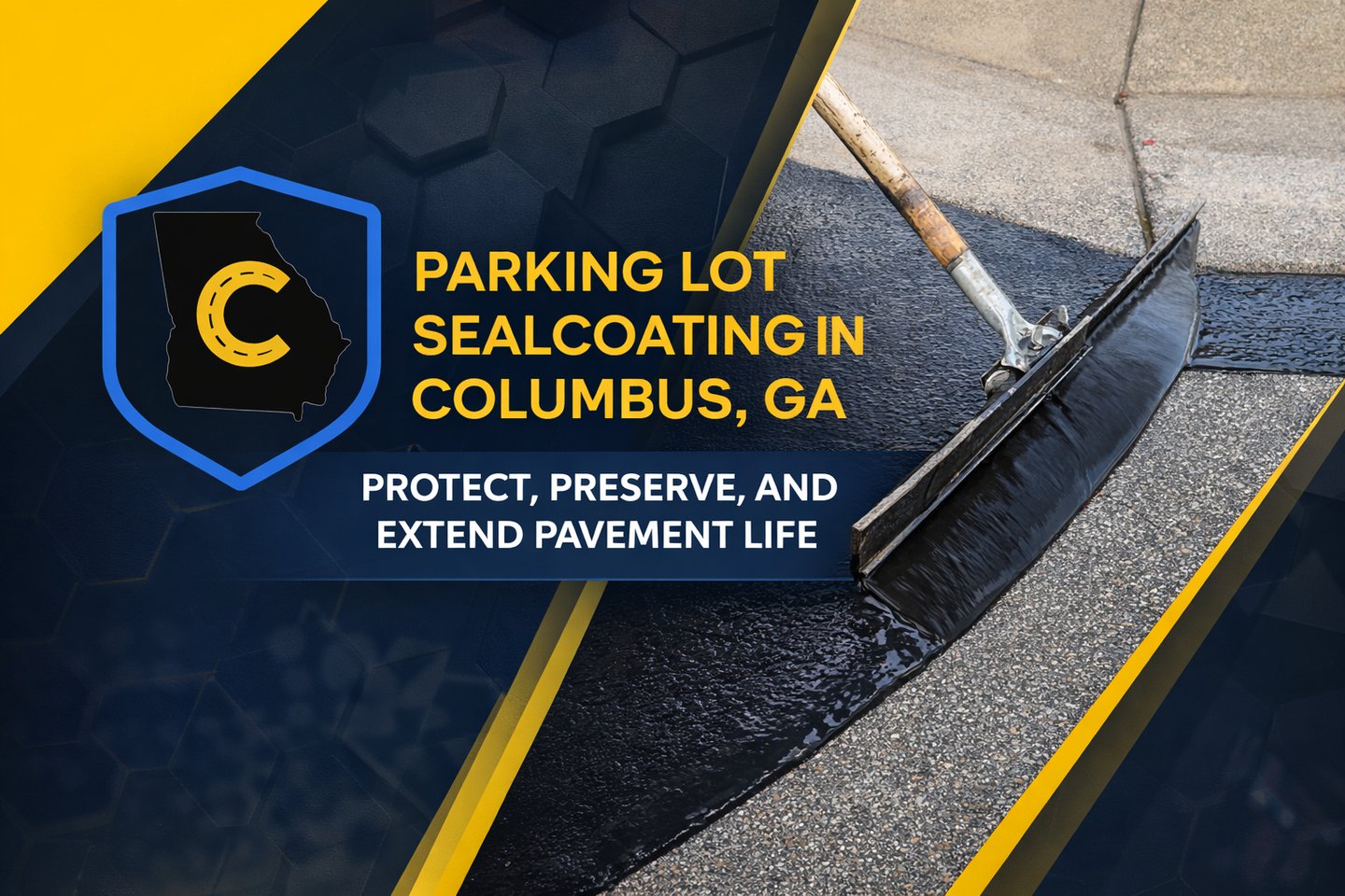 Parking Lot Sealcoating in Columbus, GA | Protect & Extend Pavement Life