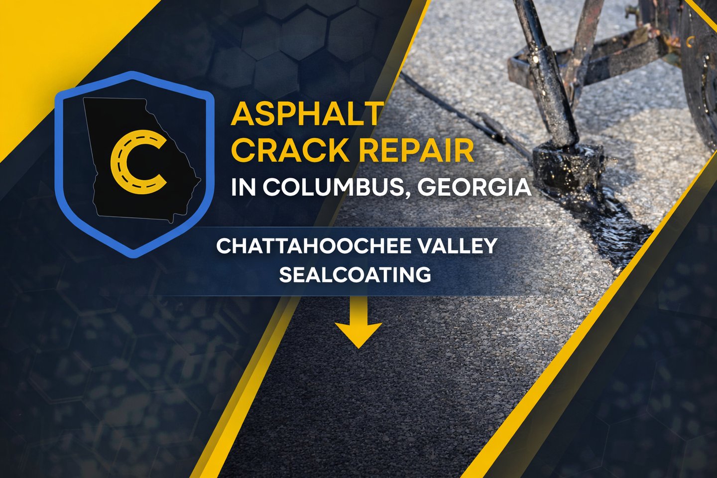 Professional Asphalt Crack Repair in Columbus, GA | Chattahoochee Valley Sealcoating