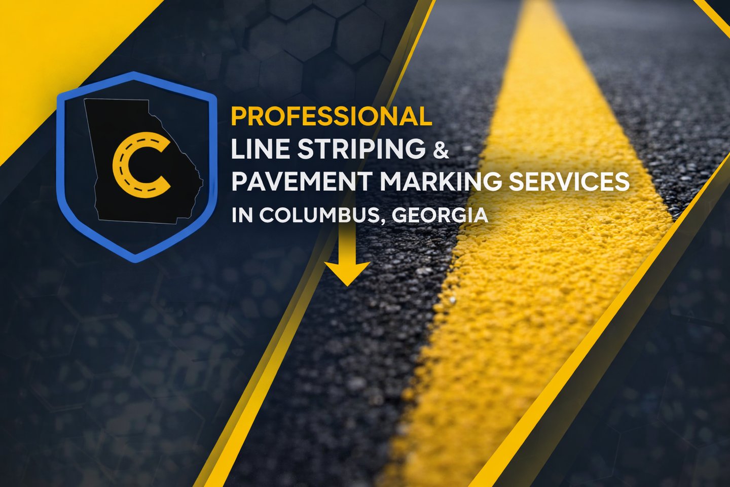 Professional Line Striping & Pavement Marking Services in Columbus, Georgia