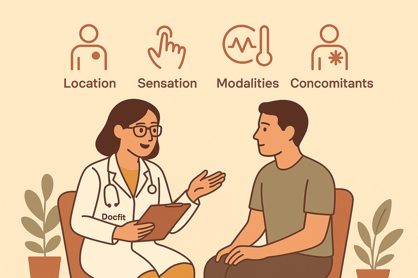 Location sensation modalities concomitants