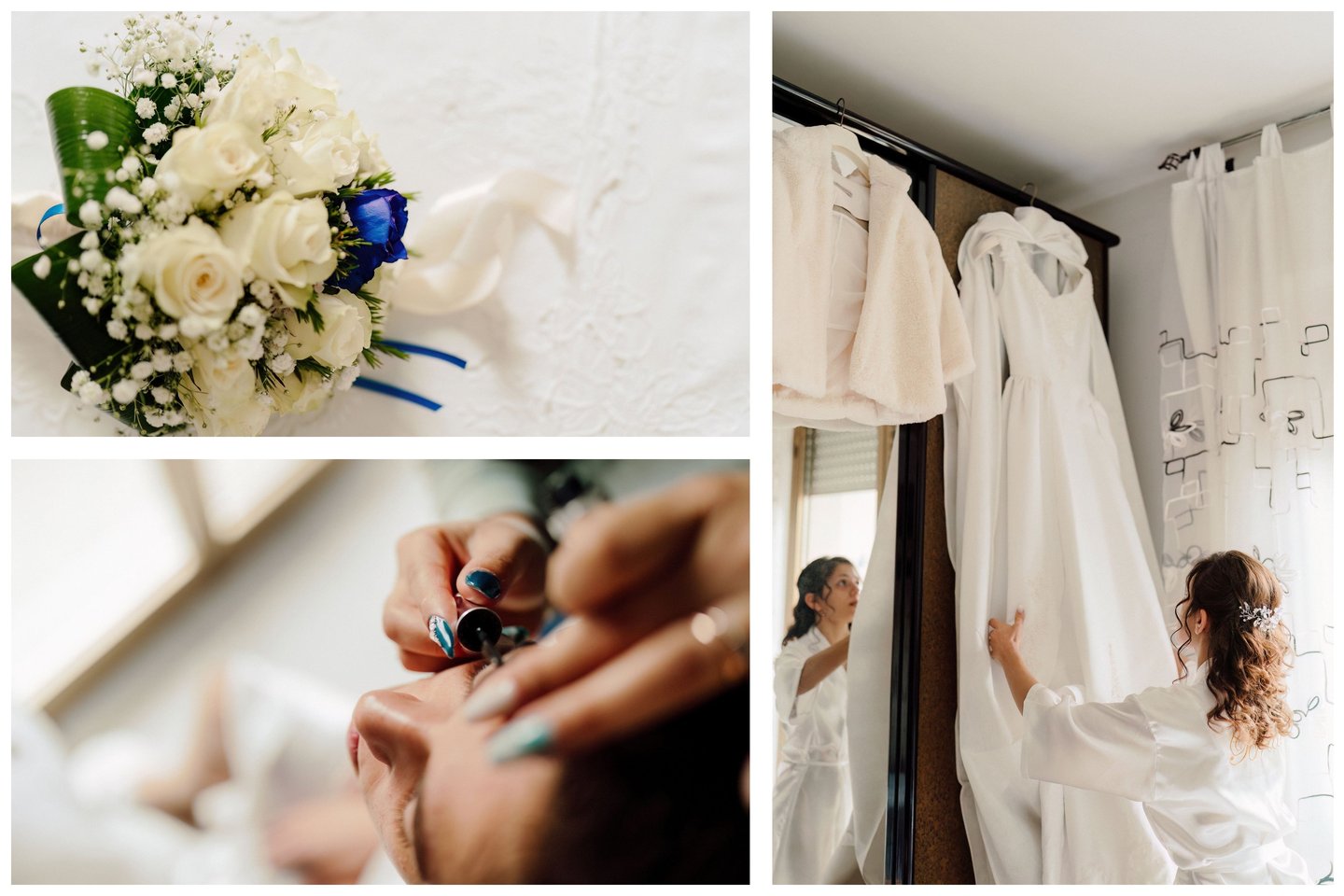 Dettagli a casa della sposa