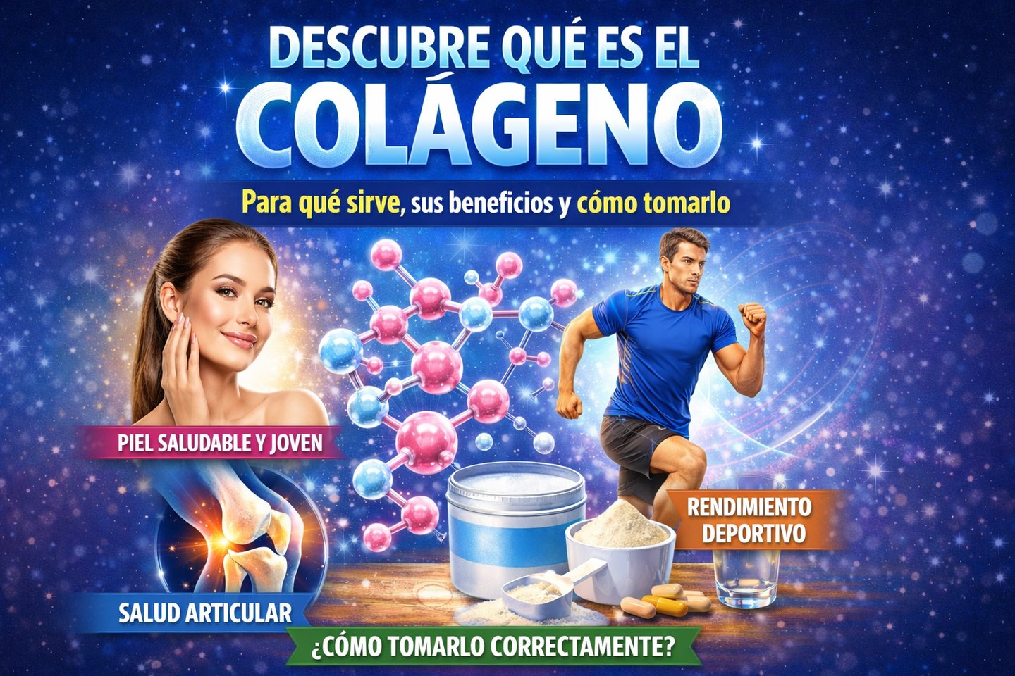 Colágeno: qué es, para qué sirve y cómo tomarlo correctamente