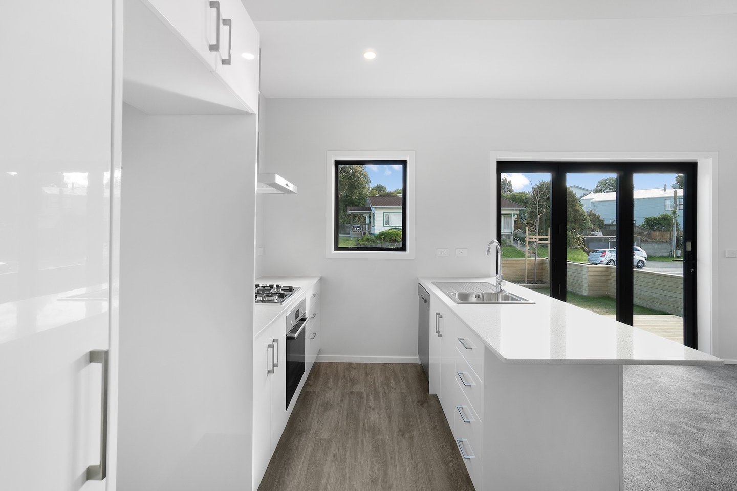 Modern white kitchen