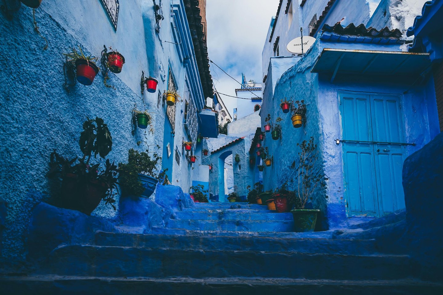Chefchaouen, known as the “Blue Pearl” (Morocco), photo from pexels