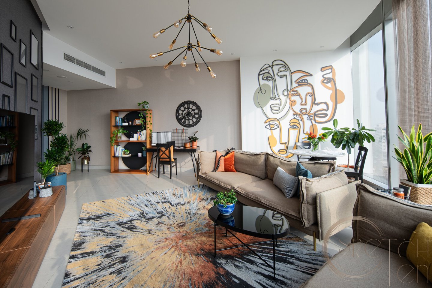 a living room  interior designs