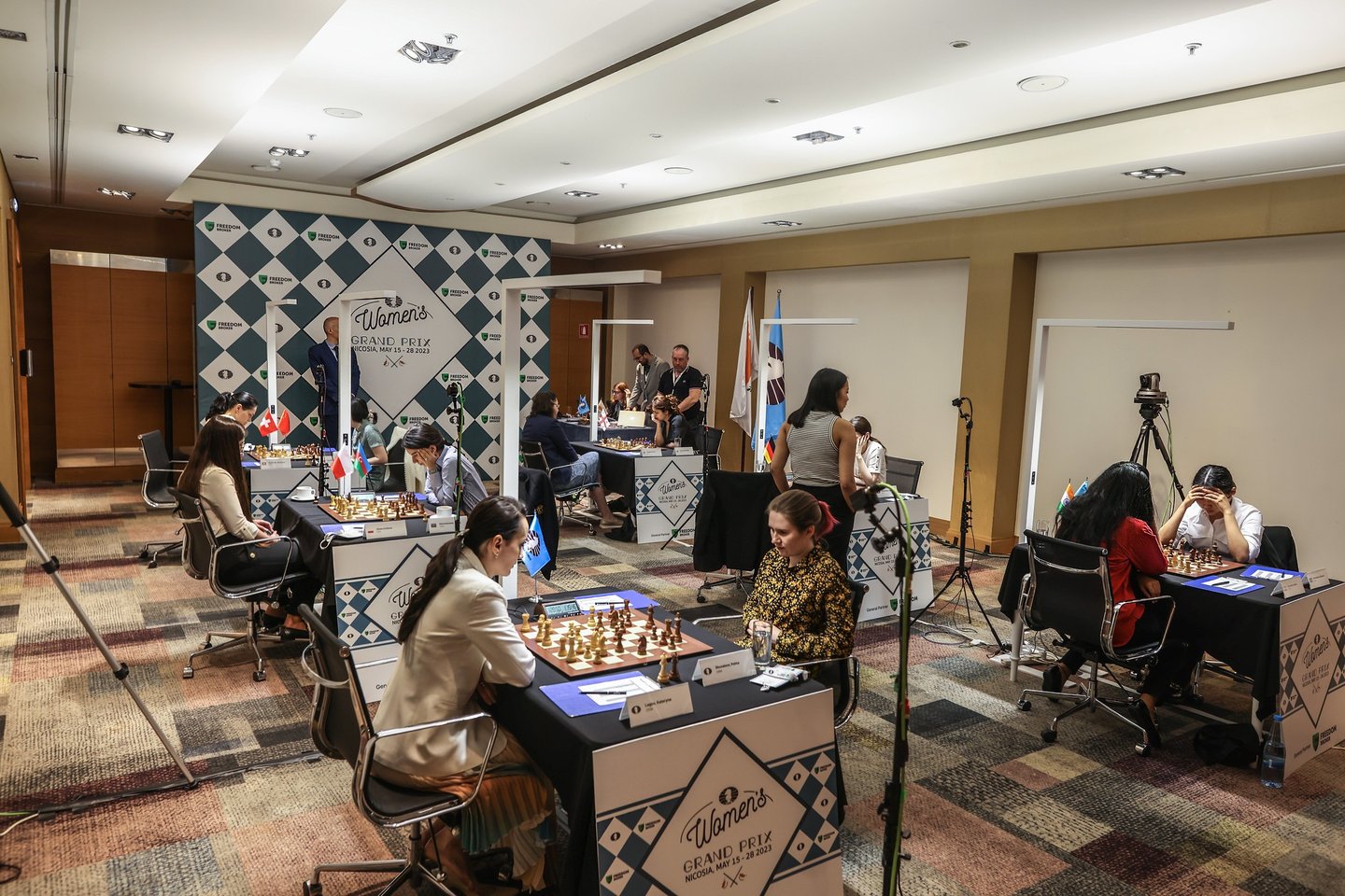FIDE Chess Women Grand Prix Nicosia 2023: Goryachkina wins, Lagno and Tan Zhongyi lead