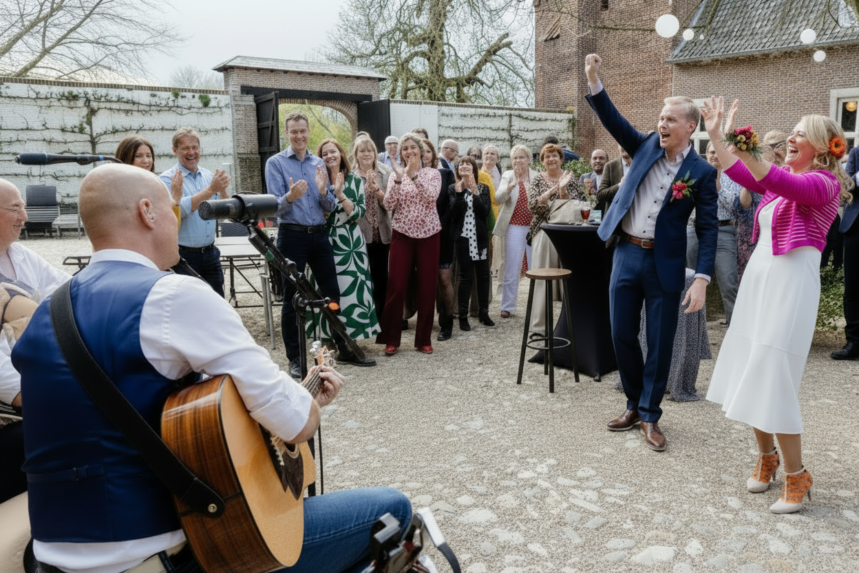 Zanger Marco Starink live muziek bruiloft