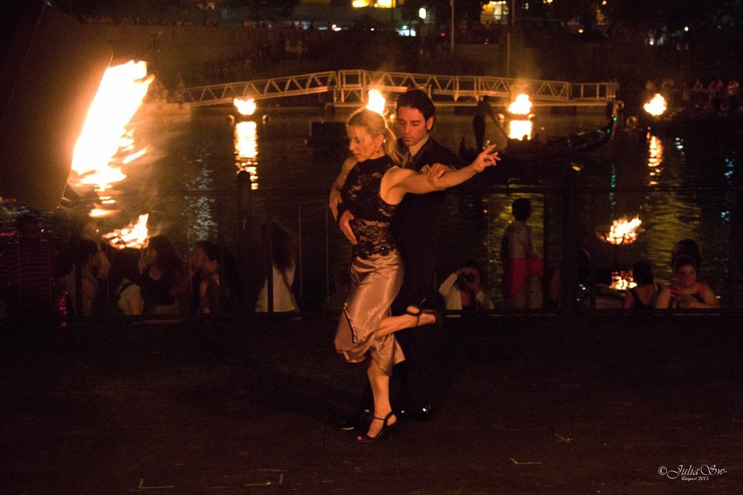 Mekhael and Martha dancing