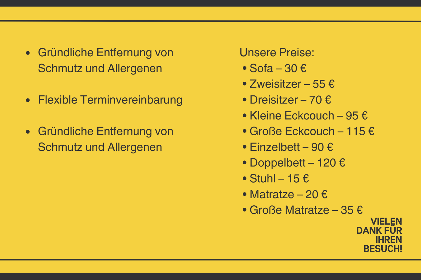 Preisliste