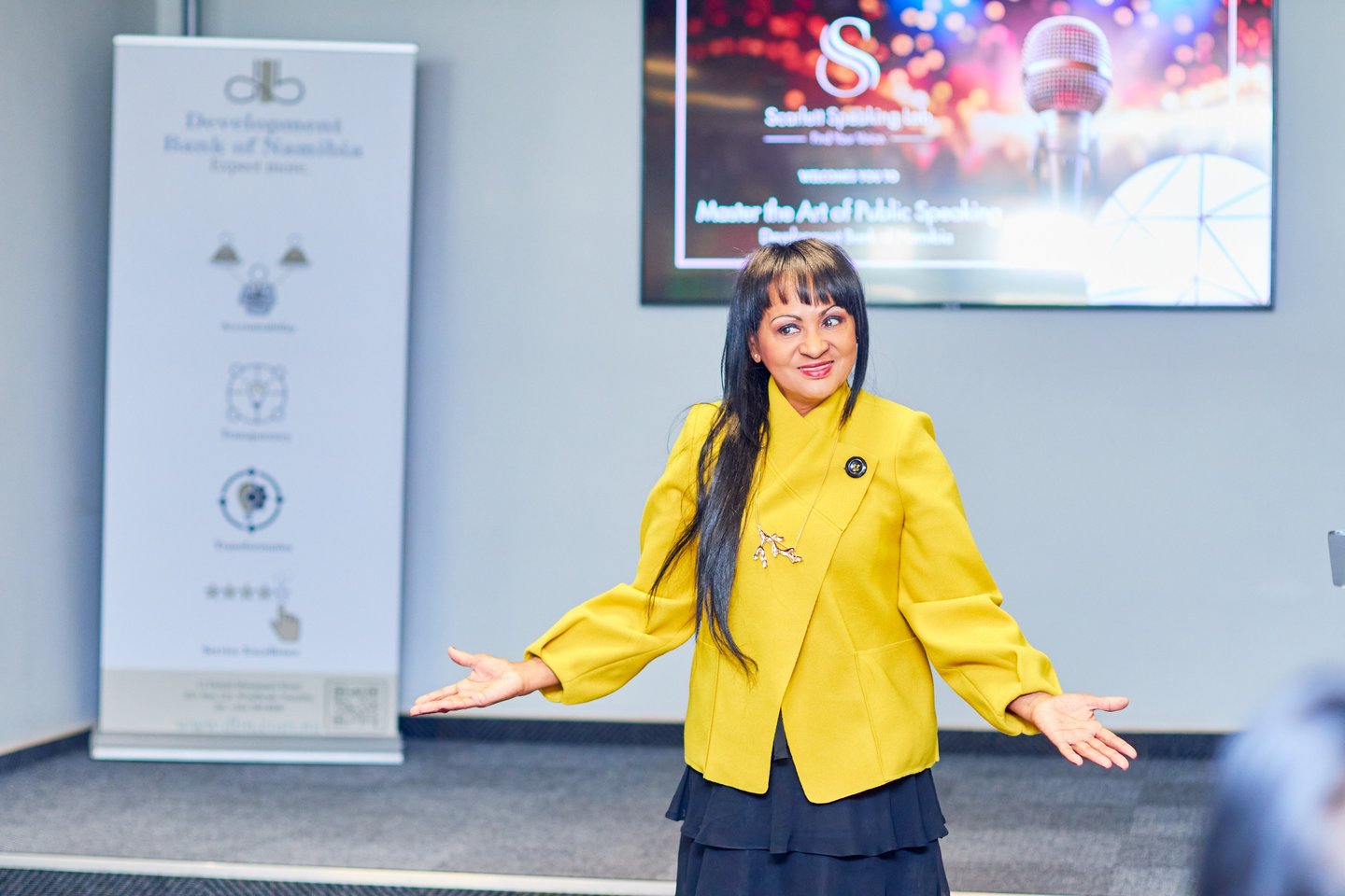 Erica Mulondo presents a transformational speech