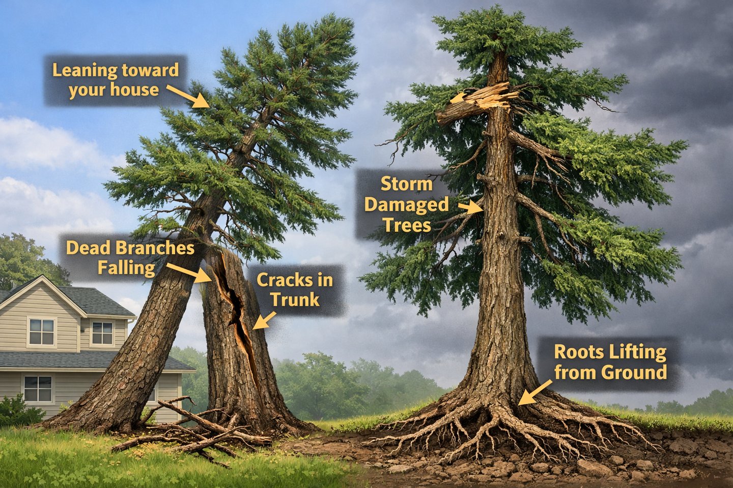 what is a danger tree in the Shuswap