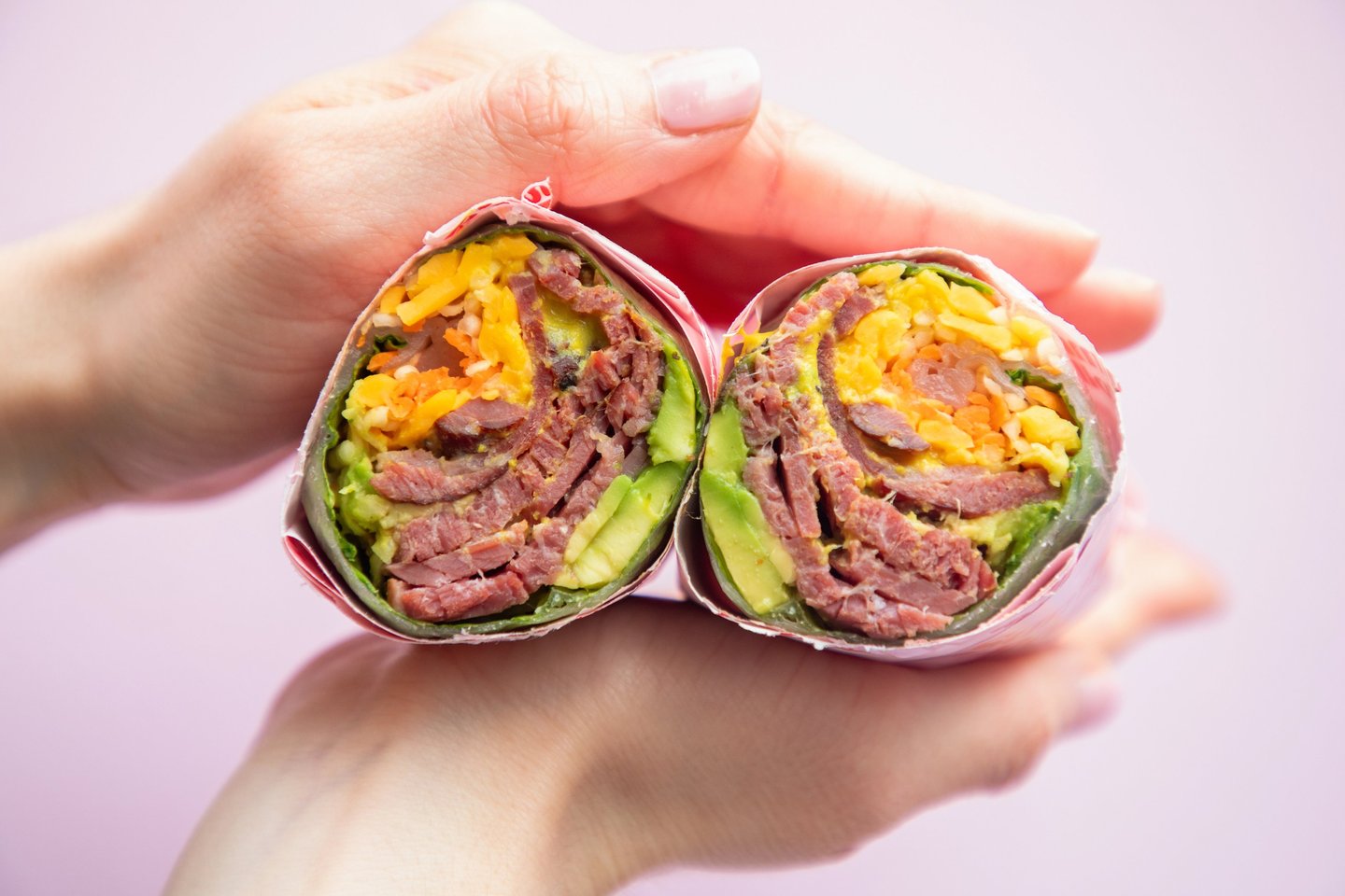 Summer Rolls Paris pastrami boeuf avocat cheddar carottes salade romaine fresh food healthy