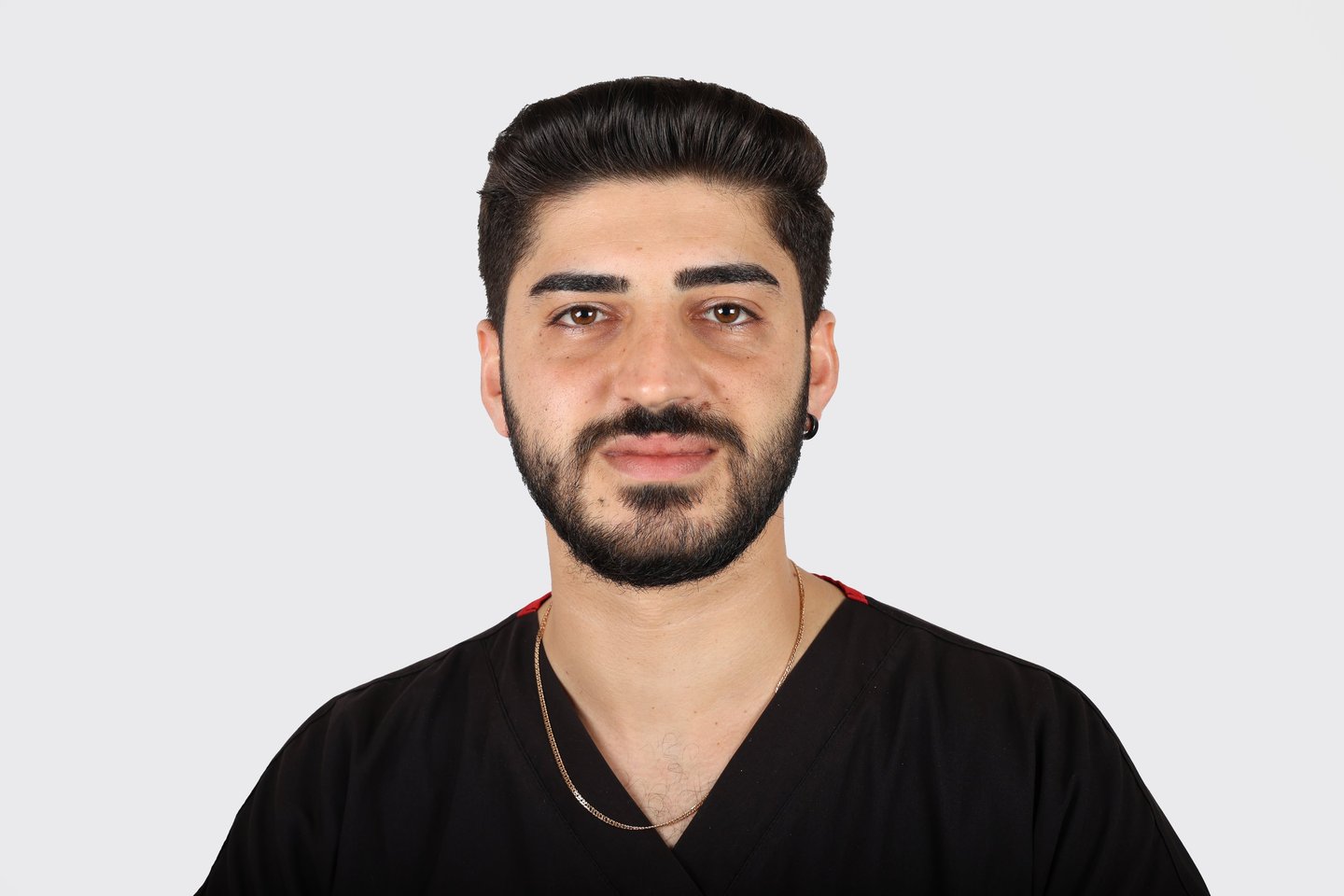 a man with a beard and a beard