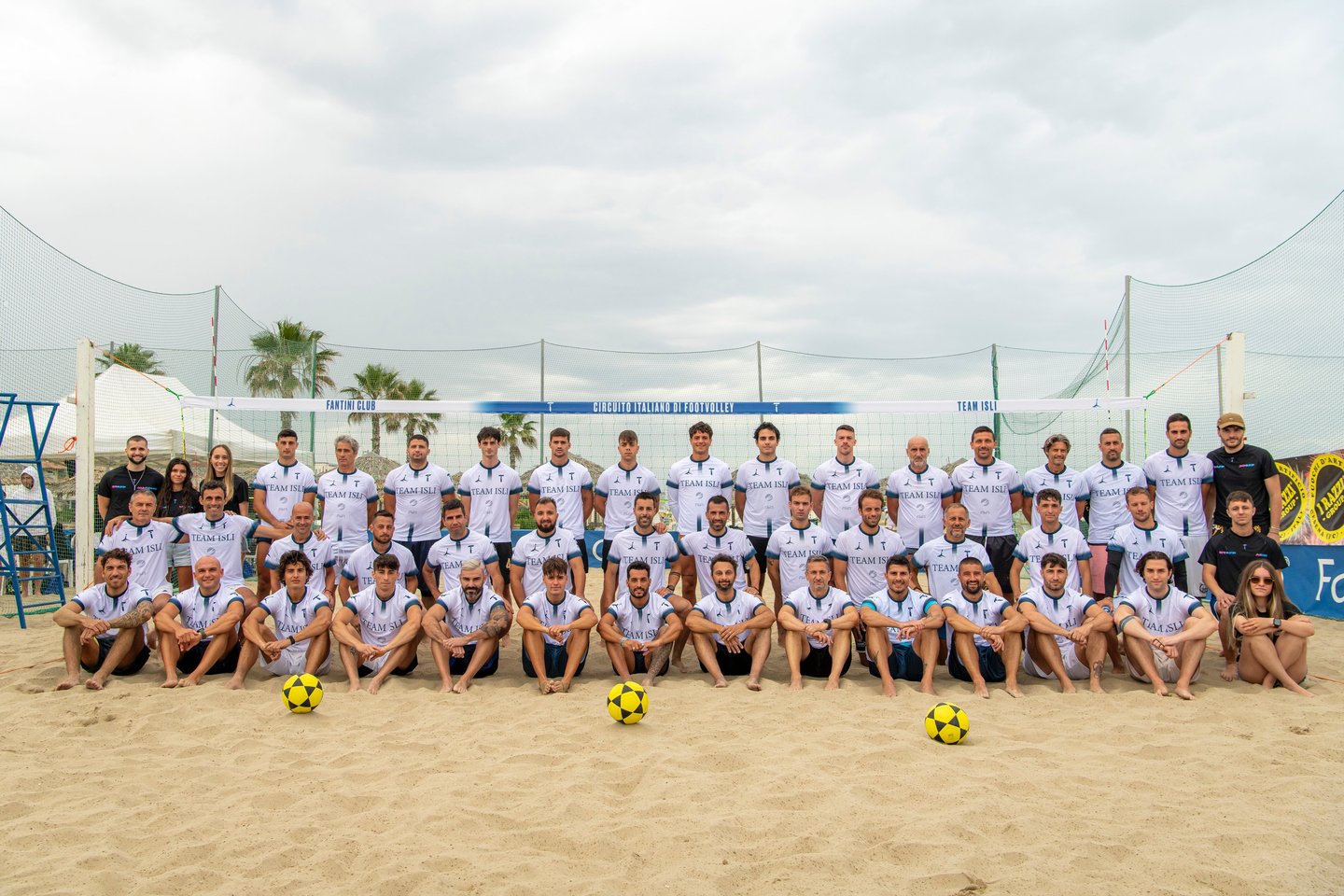 Foto di gruppo Circuito Italiano di Footvolley, foto di gruppo campionato italiano di footvolley