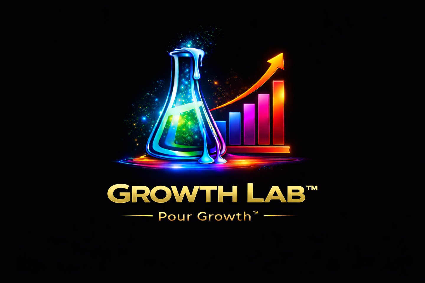 Growth Lab identity visual showing structured system designed to expand hospitality business reach