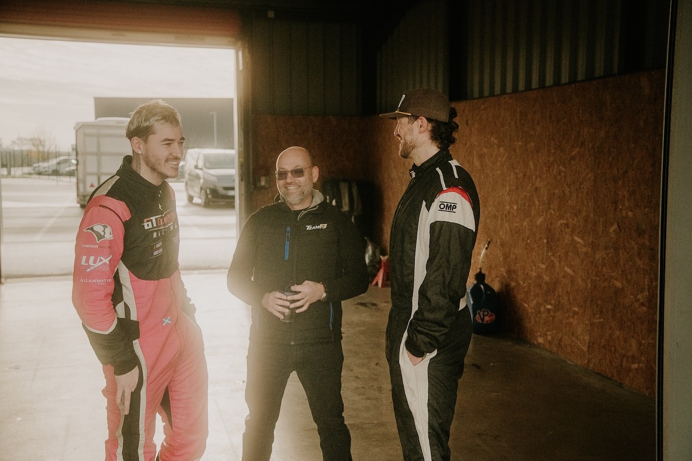 Jason Friday, Jack Davidson, and Jerome Euro NASCAR