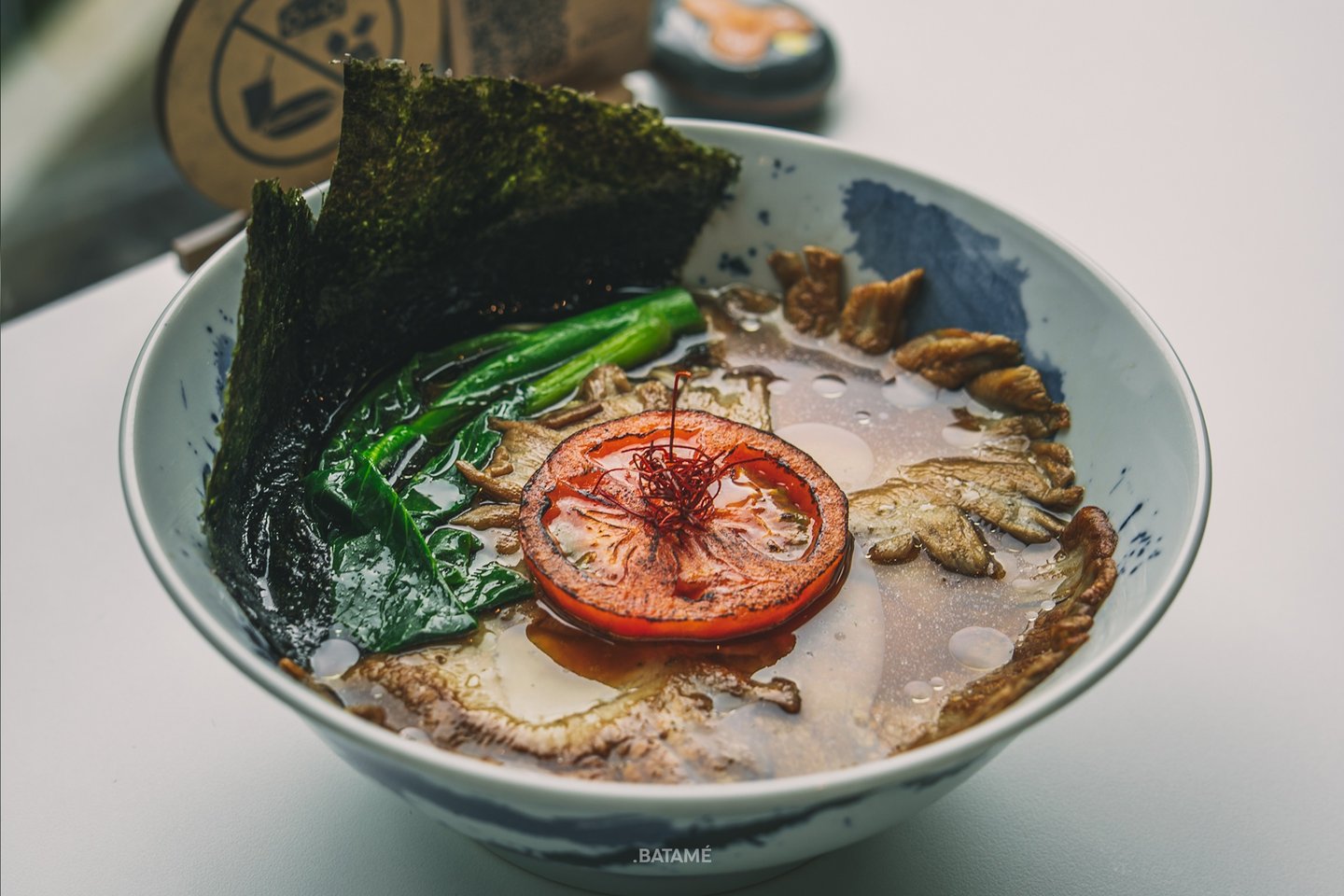 A bowl of Towzen Mushroom Shoyu Ramen at Towzen Batam