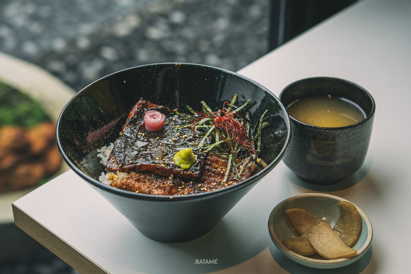 A Bowl of Unadon Set at Towzen Batam
