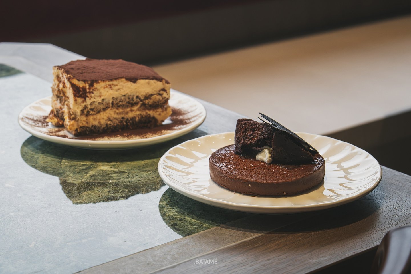Tiramisu and Chocolate Moist at Ornella Cafe Batam