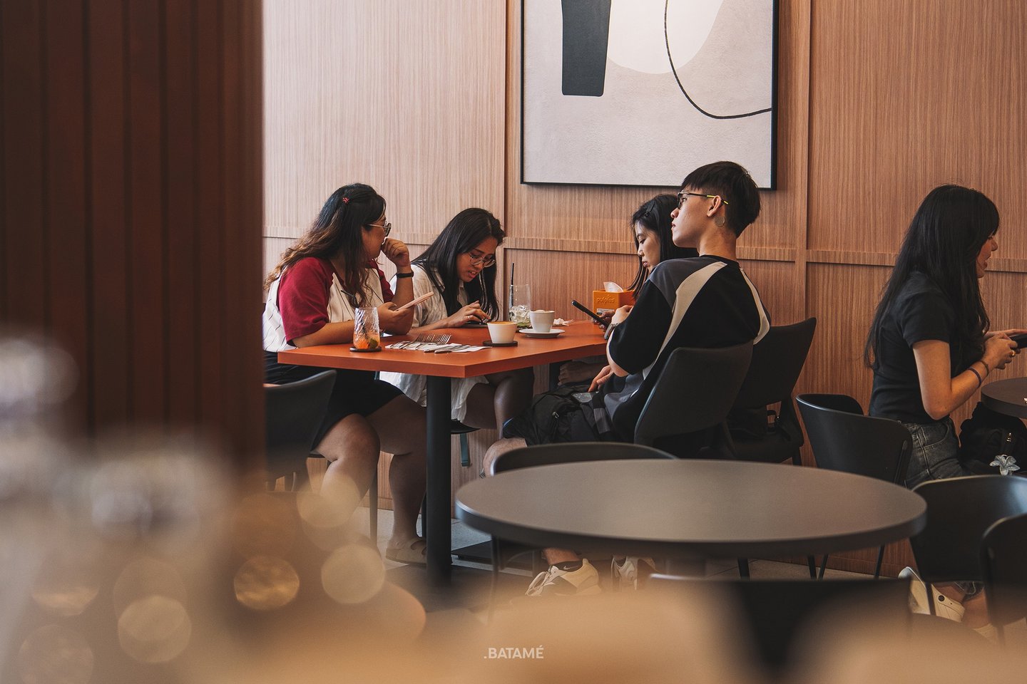 Crowds having lunch at SOI Brunch Batam