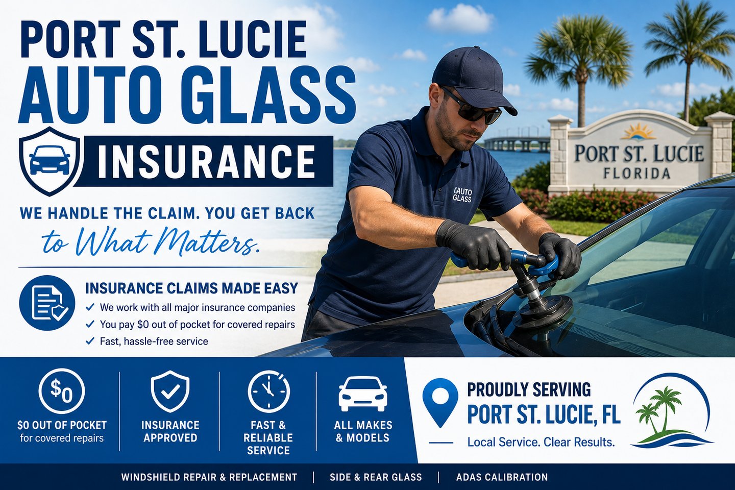 auto glass insurance coverage for Port St. Lucie, FL