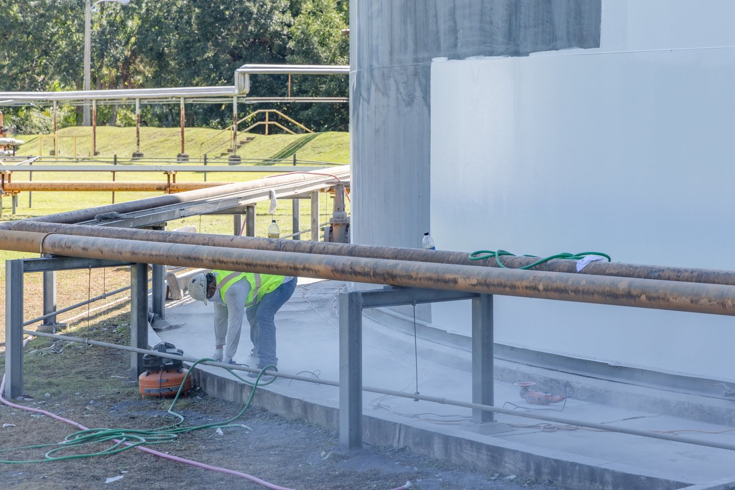 Worker at a construction site