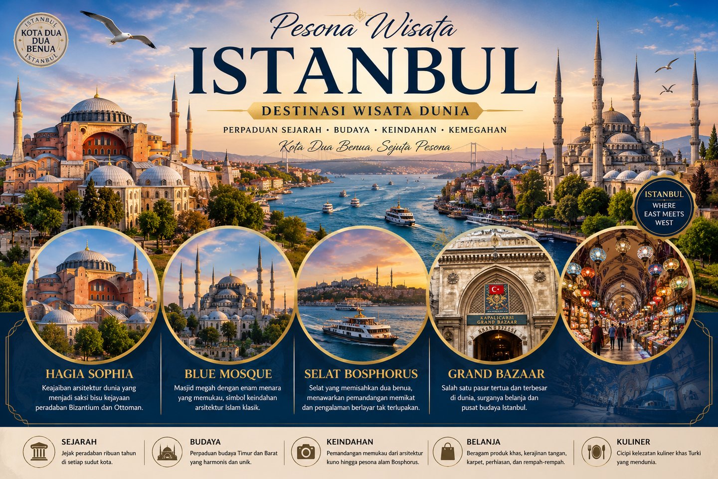 Pesona Istanbul: Sejuta Keindahan Dunia