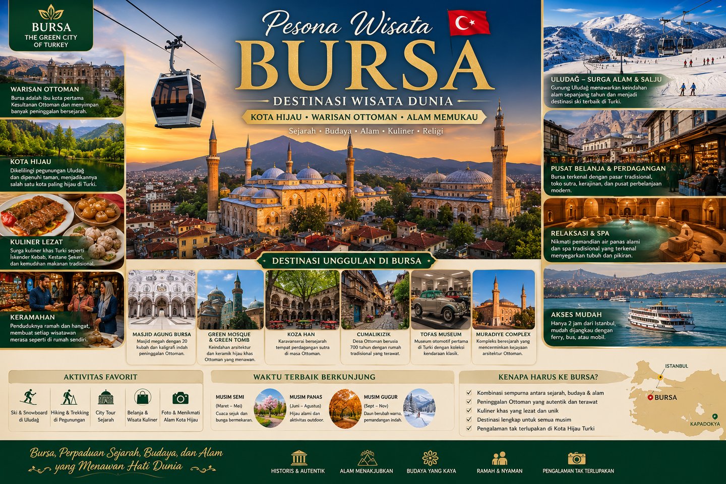 Pesona wisata di Bursa, Turki