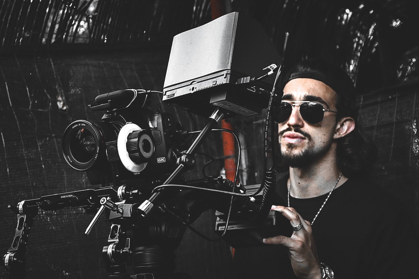 Lorenzo Neri (Attore e regista), sul set di The Inside Man.
