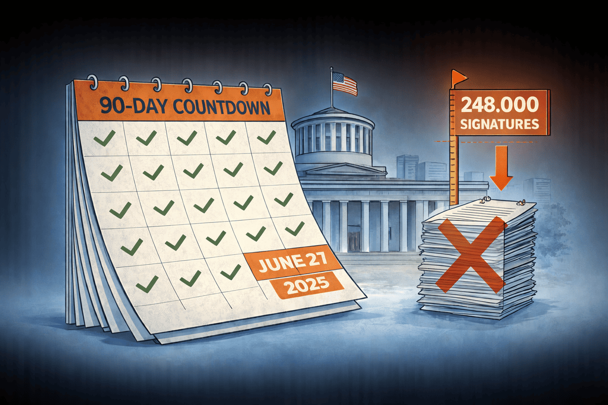 Ohio SB1 2025 90-day window to challenge