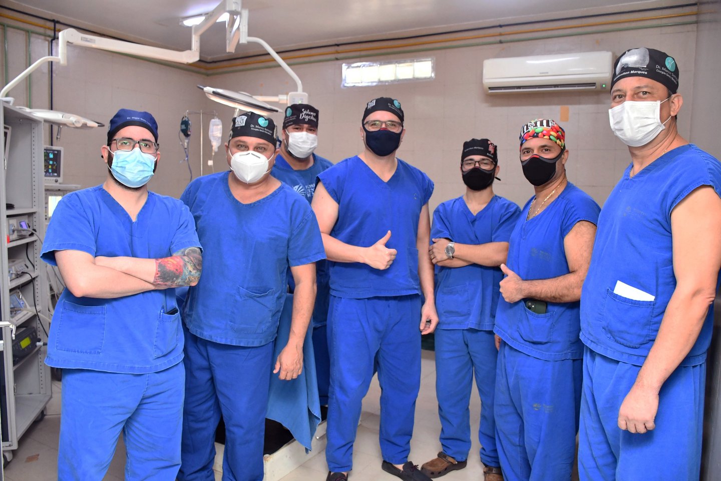 Minha equipe cirúrgica