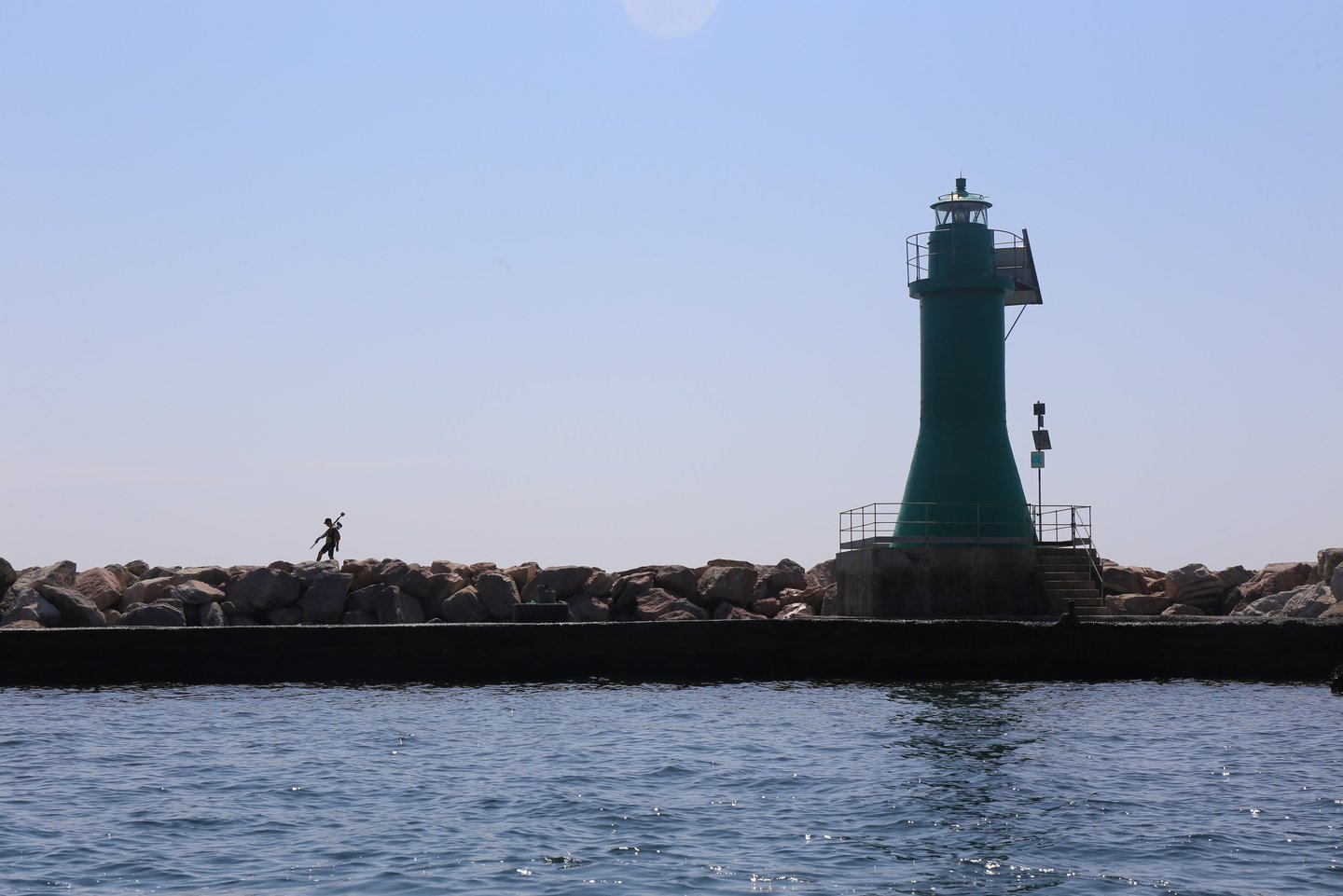 Paolo Corradeghini measuring GNSS points