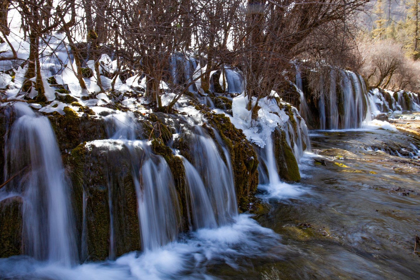 Shuzheng Waterfall, Jiuzhaigou