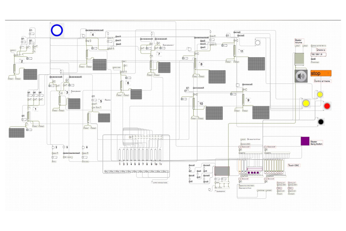Algorithmic composition for The voice of stripes