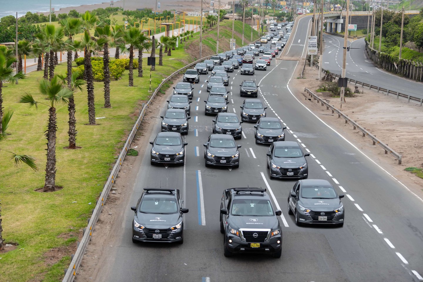Flota vehicular de MyD Security para servicios de seguridad privada y custodia de mercadería